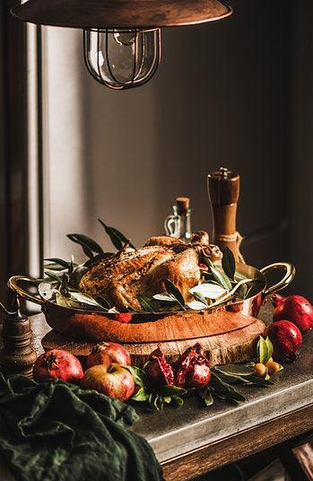 Copper Oval Double Handled Frying Pan - Qavunco