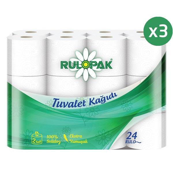 TOILET PAPER 2-LAYER Pack of 72 - Qavunco