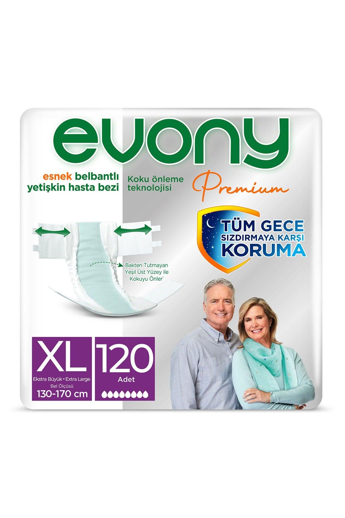Evony Premium Adult Diaper X-large120 Piece - Qavunco