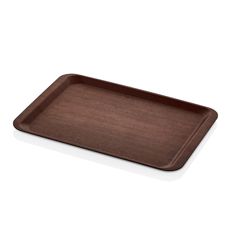 Mahogany Rectangle Tray - Qavunco