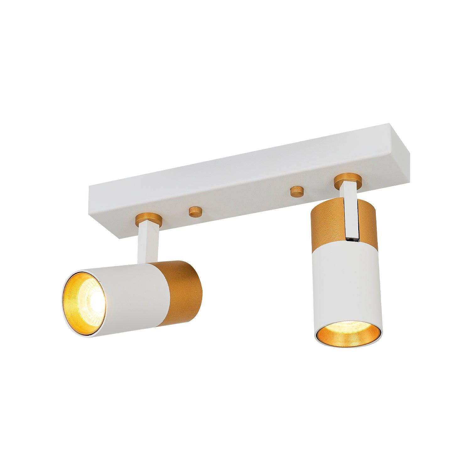 Dual Ceiling & Wall Spot Light White - Qavunco