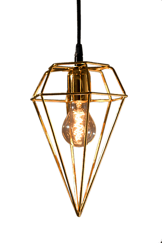 Brass Cage Pendant Lighting - Handmade - Qavunco