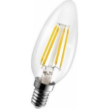 Vintage Bulb 6W E14 Cool White - Pack of 10 - Qavunco