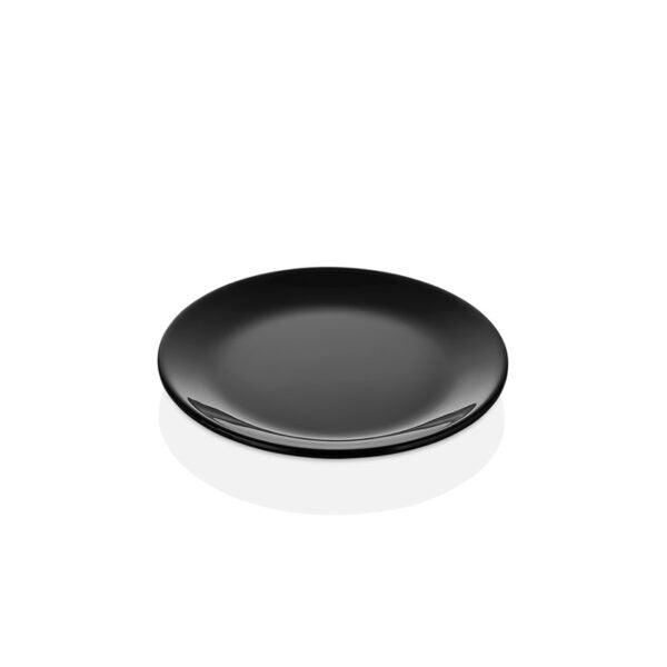 Black Round Plate - Qavunco