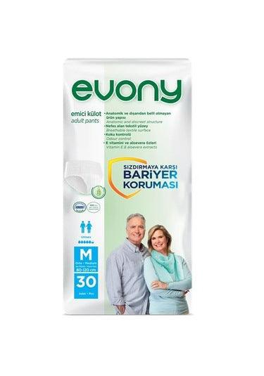 Evony Absorbent Panties Medıum 30 units - Qavunco