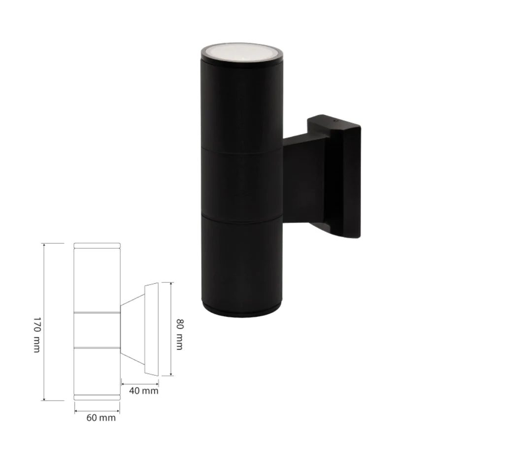 Double Sided Tala Wall Sconce - Outdoor - Qavunco