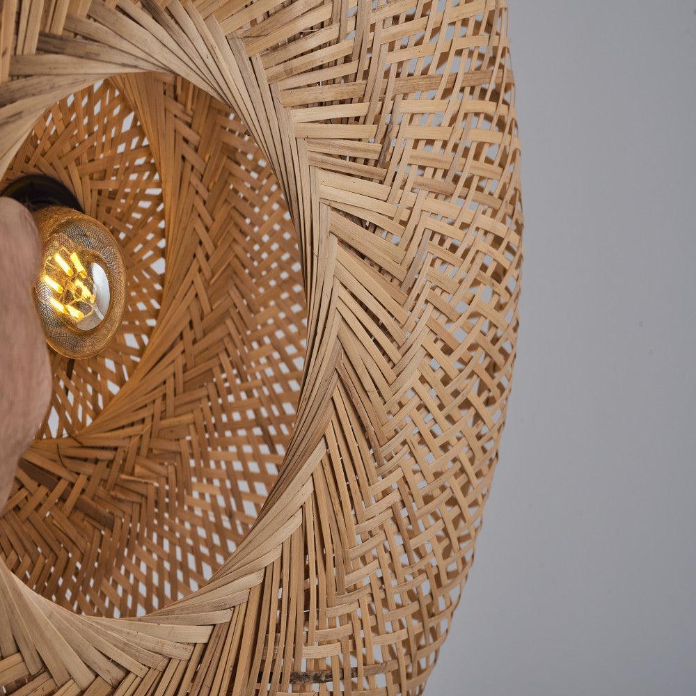 Mykonos Oak Pendant Lamp - 50x120cm - Qavunco