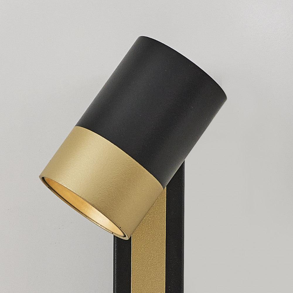 Prima Wall Sconce - Black - Qavunco