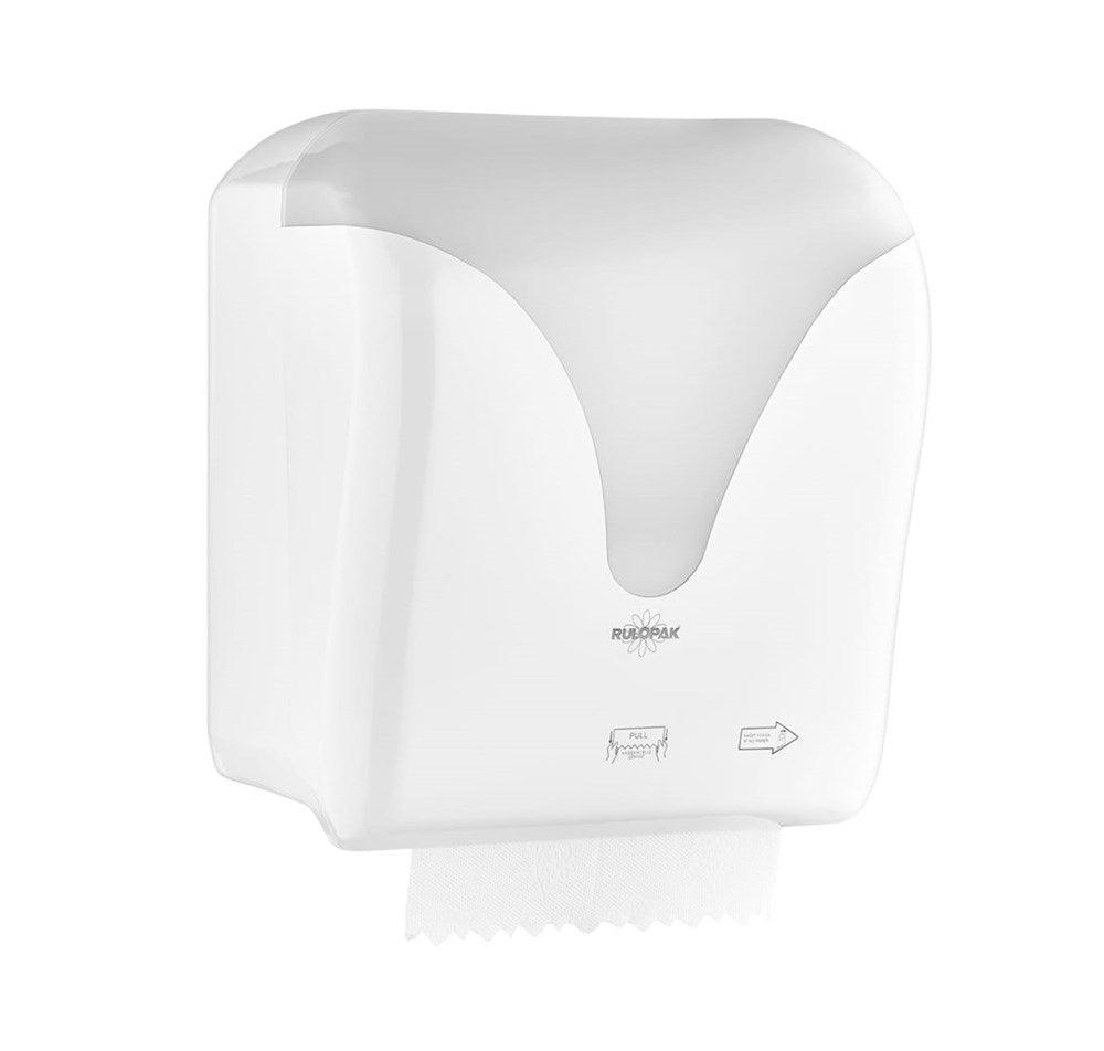 Elite Autocut Paper Towel Dispenser 21 Cm White and Black - Qavunco