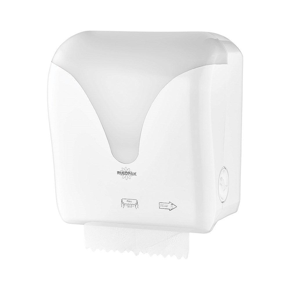 Elite Autocut Paper Towel Dispenser 21 Cm White and Black - Qavunco