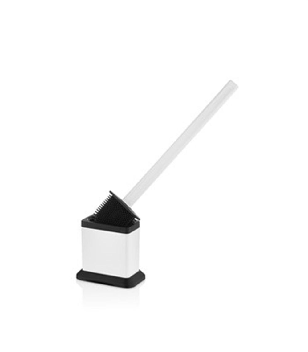 Square Elite Silicone Toilet Brush Black - Qavunco