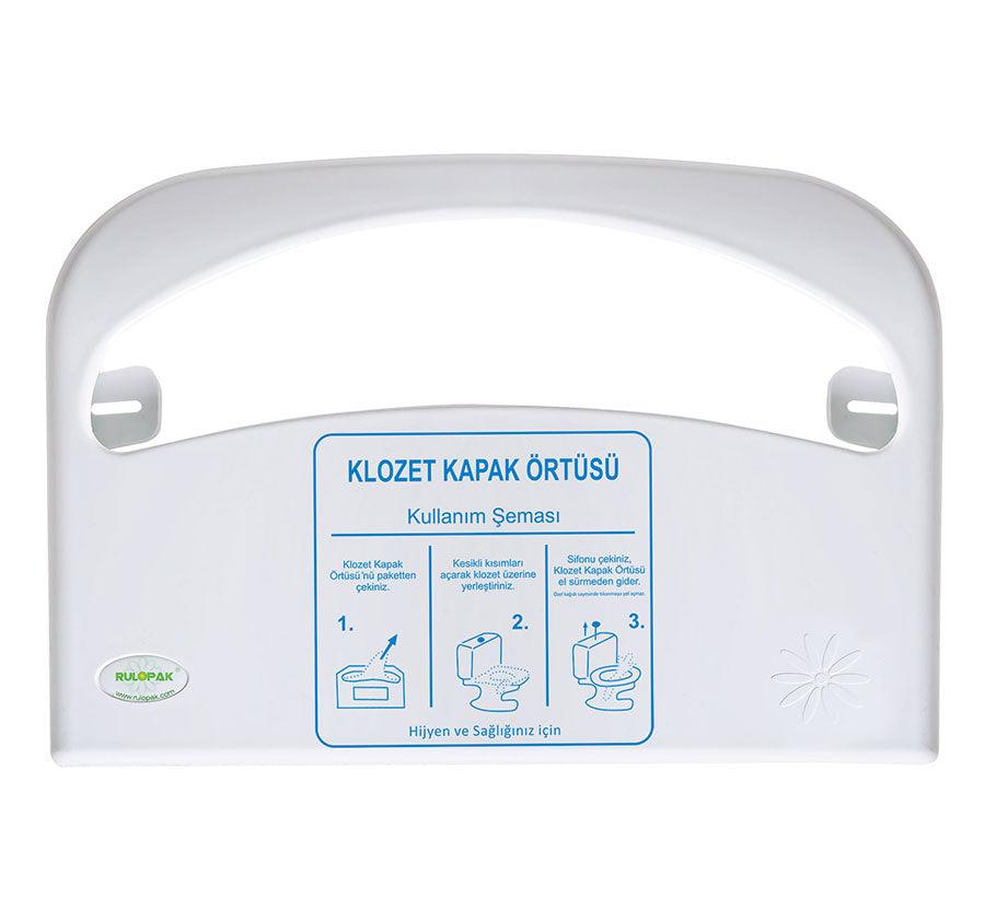 TOILET SEAT COVER DISPENSER-WHITE - Qavunco